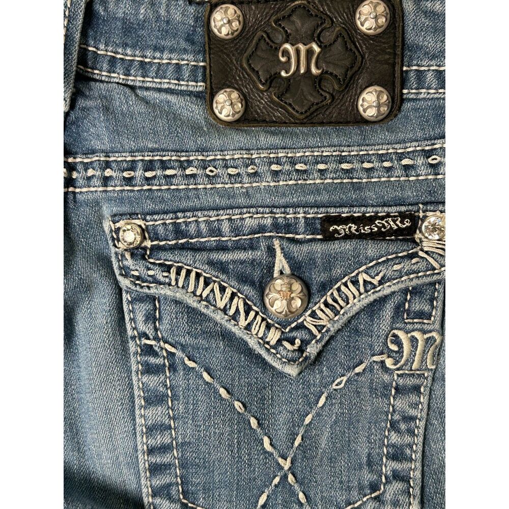 Miss Me Capri Y2K flap pocket denim jeans 28 - Picture 5 of 7